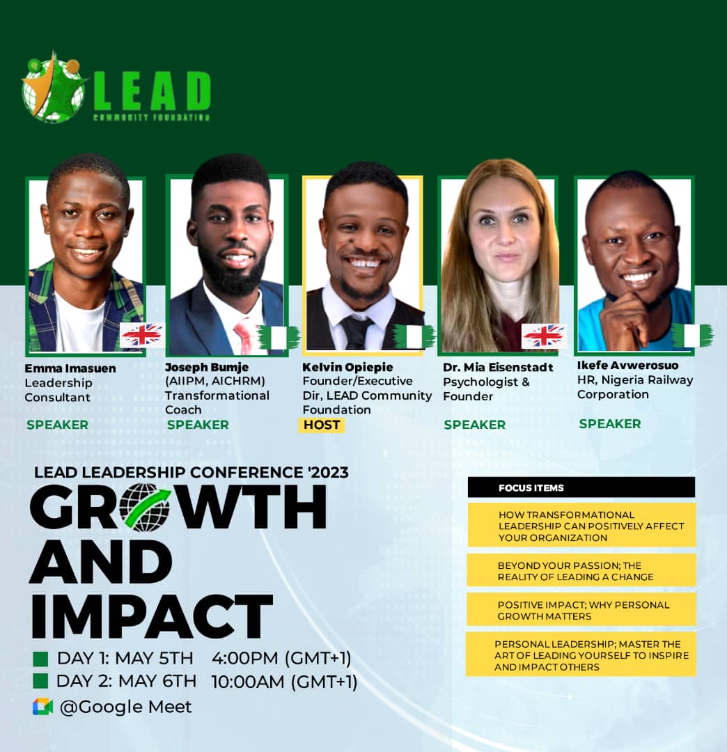 Growth and Impact,  let's come learn and share our experiences