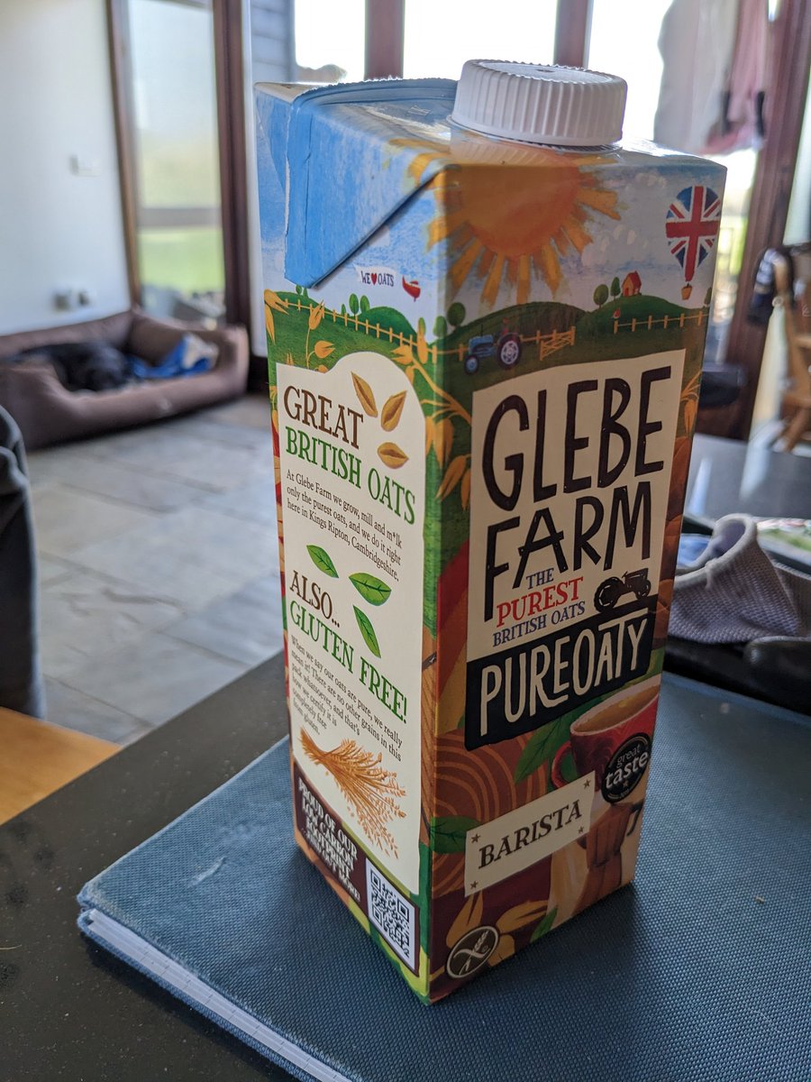 Have a friend visiting who can't drink dairy so I got this. Isn't it refreshing to come across a UK based dairy alternative that can positively talk about its own story, *without* having to engage in hostile and divisive rhetoric against the dairy sector?