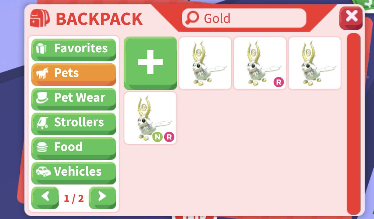 one retweet will win a goldhorn ☀️

- follow me + @Devil_jesse_2 
- like + retweet

xtras : follow <a href="/withluvzo/">zo 🪽</a> + join my 📌

#adoptme #adoptmegiveaway