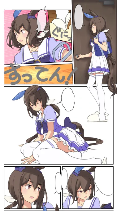 #今月描いた絵を晒そう #ウマ娘 4枚でした。うち1枚は未完ですけど💦