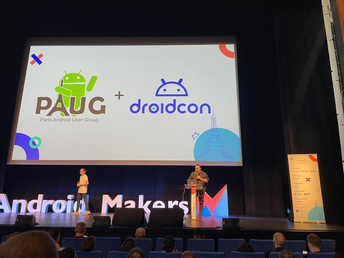 ImenNmn's tweet photo. Feeling grateful for the experience at #AndroidMakers conference! It was so amazing to learn and to catch up again with cool friends and the android community. Thank you to the organizers, talkers and fellow attendees for making it such a memorable event 🙏🇫🇷💕! #AMxDC23 https://t.co/c4yU0WU8NM