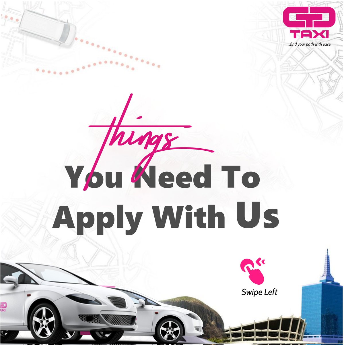 ctctaxiofficial's tweet photo. Are you a driver? Well, not just a driver. Do you think you are qualified enough to work with an emerging innovative and technology driven transportation company?

CTC Taxi is ready to work with qualified road worthy drivers. Unlike other companies, we assure our drivers working https://t.co/8HLU9blpSf