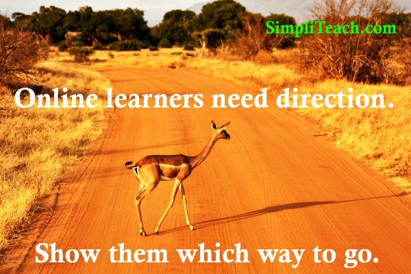 SimpliTeach's tweet photo. The whole course is there in your LMS - but do your students know where to look? elearning edtech https://t.co/8sbHwdNLn7