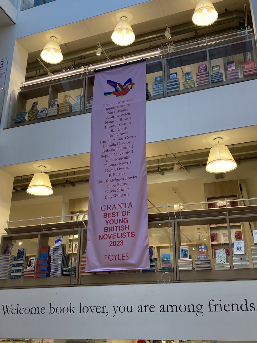 It’s today! The Granta Best of Young British Novelists Day Festival <a href="/Foyles/">Foyles Bookshop</a> Charing Cross Road <a href="/GrantaMag/">Granta</a> #youngbritishnovelists