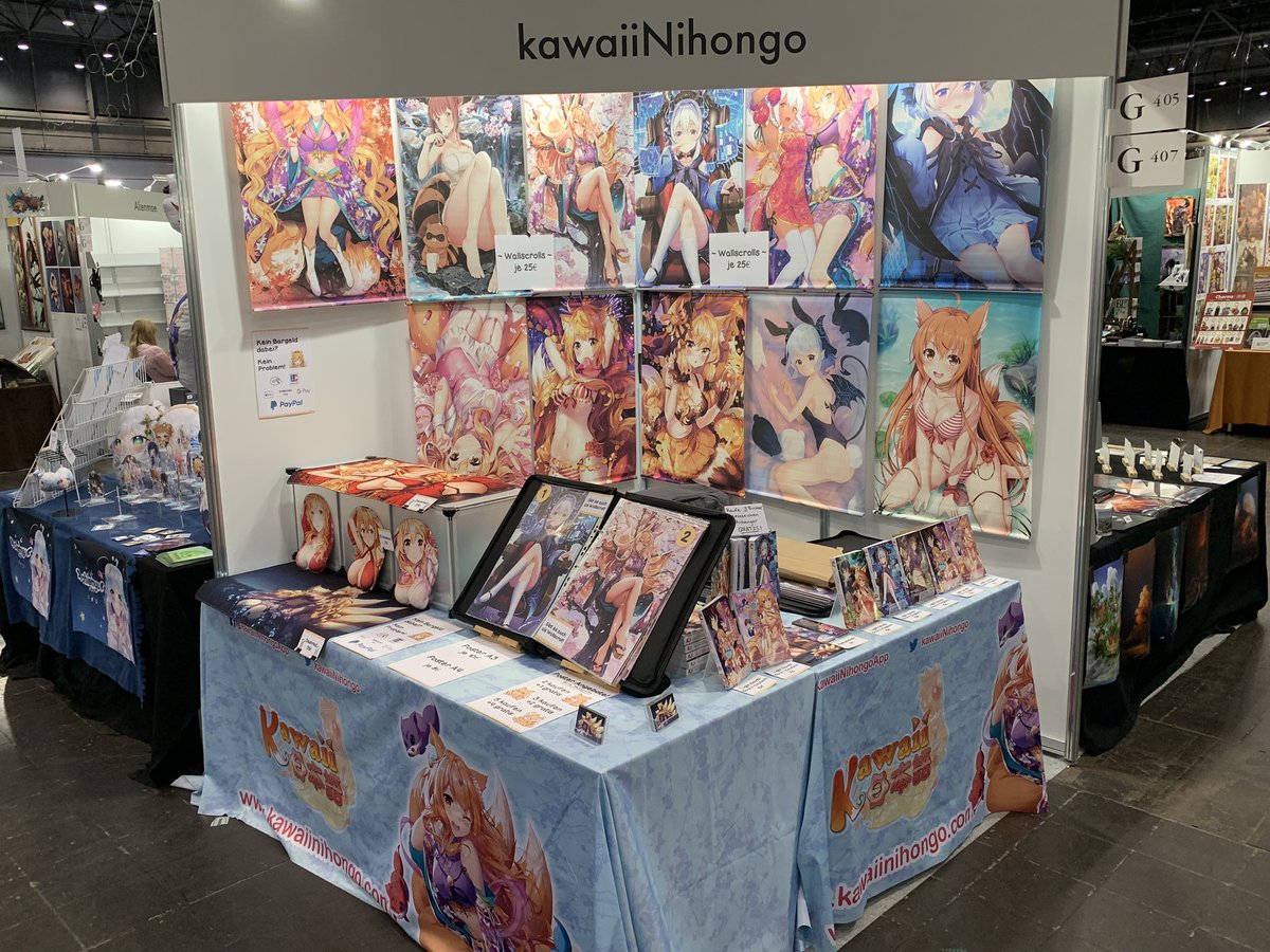 kawaiiNihongo's tweet photo. Come visit us at @mangacomiccon at booth G407 in hall 1! 🦊 https://t.co/WdVb9HtigU