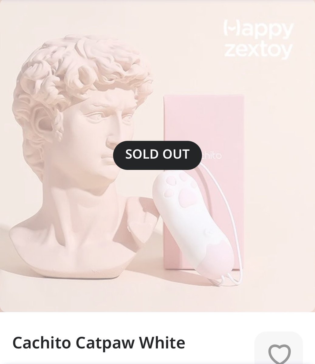 stkrpy's tweet photo. Sold out แล้ว สำหรับน้องอุ้งมือแมวสุด Hot ❤️‍🔥 ตัวอื่นๆก็เหลือไม่เยอะแล้วน้าา ใครเล็งตัวไหนไว้ อย่าลังเล รีบสั่งด่วน ก่อนหมด ! 
👉🏼 https://t.co/Db4lr9ykuH 💖
#ของเล่นผู้ใหญ่ #ของเล่นผู้หญิง #เซ็กทอย https://t.co/fEWe6pgNHu
