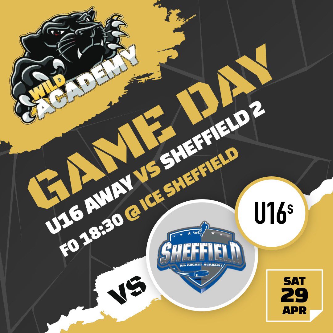 Just the one game today for the #widneswildacademy with our U16s travelling to Sheffield for an 18:30 FO
#ttgw #wearewild 🏒 🥅 🐈‍⬛