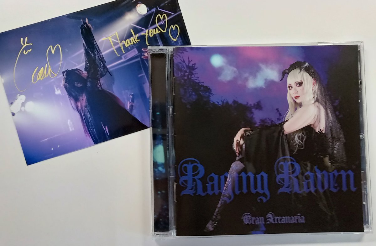 isaopu2008's tweet photo. クラン・アルカナリア2ndアルバム「Raging Raven」届いた🤩スピード感満載🎸🥁
#CranArcanaria 
#RagingRaven
#クランアルカナリア https://t.co/wR67CN9Tjy