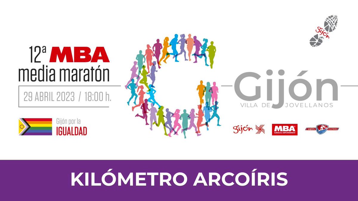 laurasturies's tweet photo. Hoy es la 12ª Media Maratón de #Xixón. Desde las 18 h. @PodemosEquoXix solicitamos que se creara un Kilómetro Arcoiris 🌈 🏃‍♀️🏃 para que en el #deporte también se avance en igualdad de derechos. Será el 8,5 km, estará situado en Rufo Rendueles esquina con Avenida de Castilla 🏳️‍🌈🏳️‍⚧️ https://t.co/XQgFyKmt5T