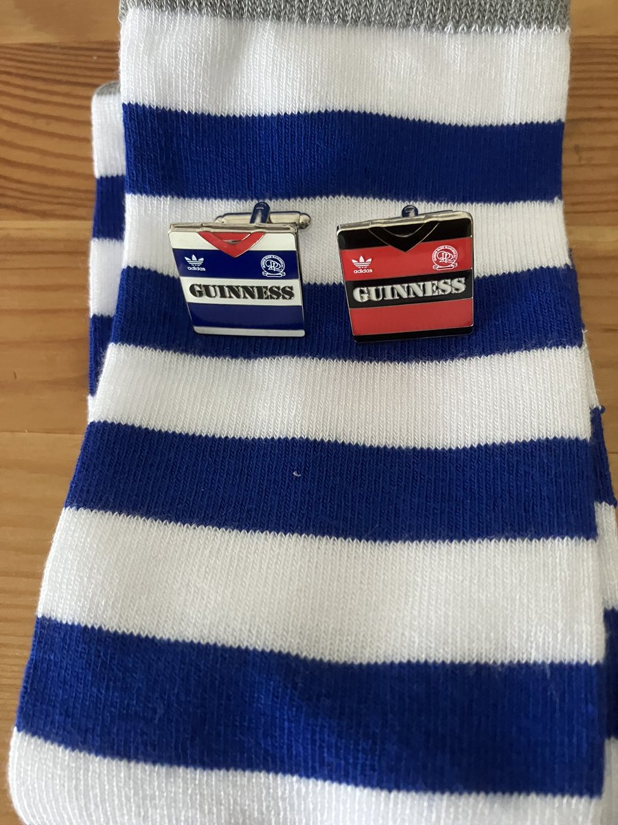 Was told i can’t wear these until the big day.. well you can’t get much bigger than away to Stoke! <a href="/Qprireland/">IrishRs(Superhoops)</a> <a href="/QPR/">QPR FC</a> #gettingmarried