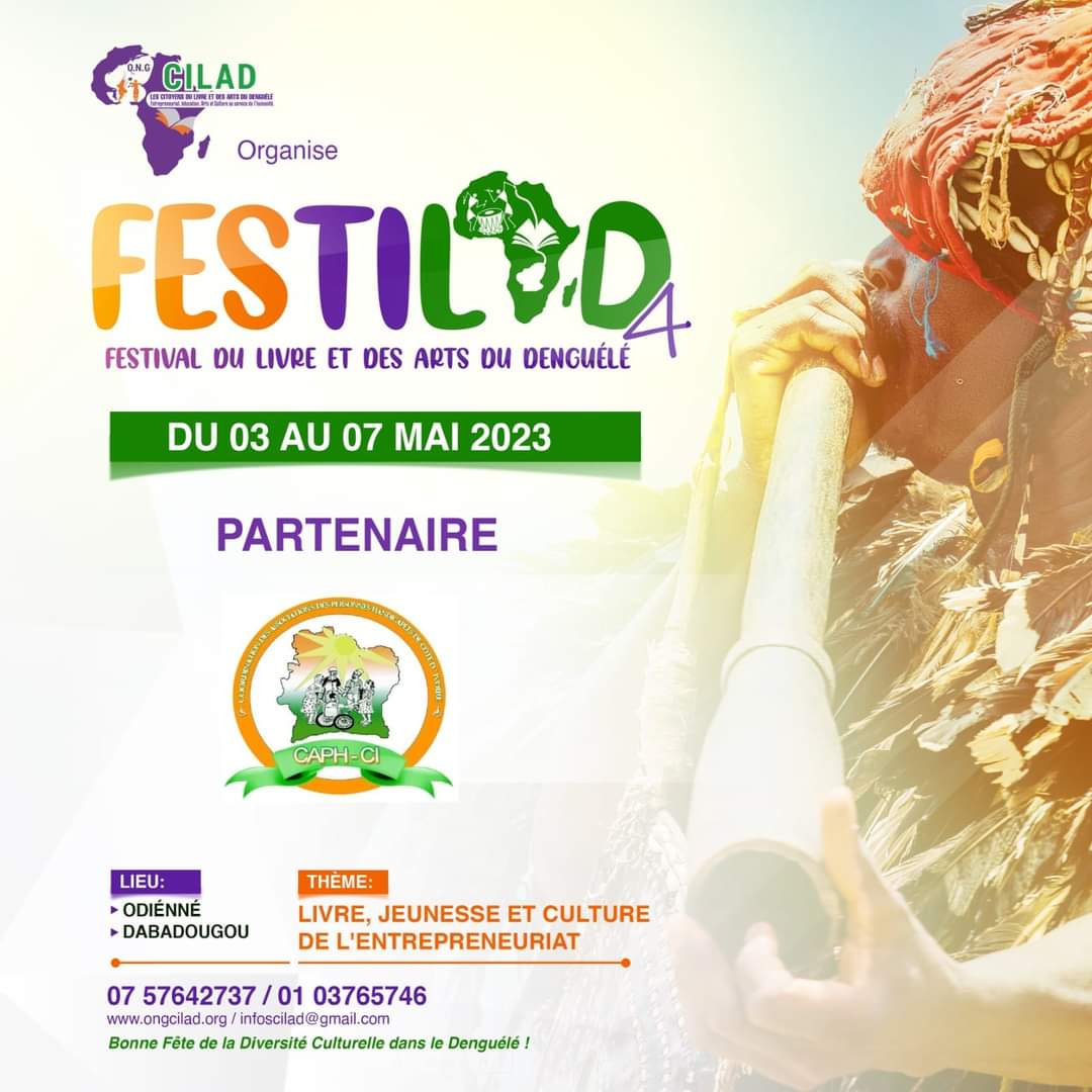 caphci's tweet photo. Pour la promotion de l'éducation des enfants handicapés, nous disons oui! Tous à la 4 édition du #Festiba . @UnescoAbidjan @CotedivoireOnu @Prom_Ivoire @onufemmesCIV @Education2030UN @Gouvci @MAKROKA @HopeDenguele https://t.co/LNwsSe1lOs