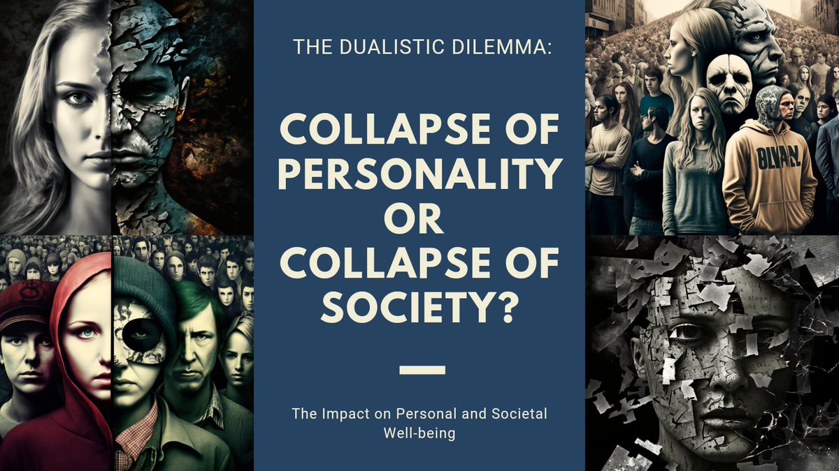 Collapsologista's tweet photo. 🧵The ego-driven, #dualistic perception of reality has far-reaching consequences not only for individual psychological well-being but also for the collective health of society. As individuals cling to their self-constructed identities and attachments, they inadvertently 👇 https://t.co/Hz3e96WkL0