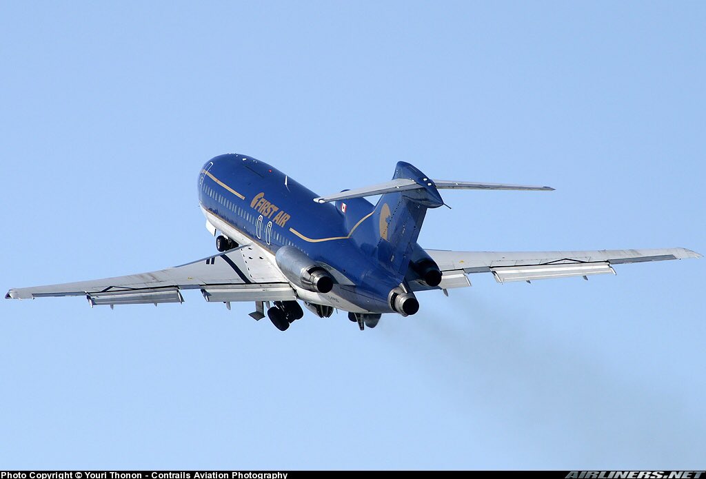 ClassicsPlanes's tweet photo. A First Air B727 seen here in this photo at Montreal in March 2005 #avgeeks 📷- See photo https://t.co/fuUlYCyrWs