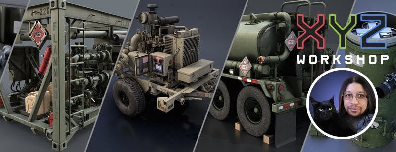 XYZArtCommunity's tweet photo. The #XYZRepresent #gameart community is hyped to be hosting the incredible @grico316 this evening for a workshop exploring prop creation for games. We are going live at 7pm UK for community members 🔥 https://t.co/dEequCbWdO
