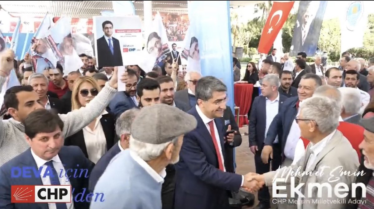 Haydi Mersin!
#HaydiTuerkiyem 
<a href="/devapartisi/">DEVA Partisi</a> <a href="/alibabacan/">Ali Babacan</a> <a href="/emin_ekmen/">Mehmet Emin Ekmen</a>