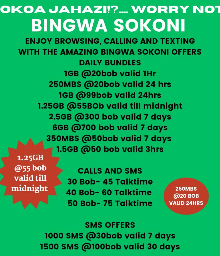 Michael00029550's tweet photo. Worry not kama hauna offfers na pia kama uko na okoa ndefu, we found away to make you stay online call/chat whatsapp:0769023415 nikuekee mbs pia tuguze games pamoja na net safi https://t.co/svCVMCn4TL