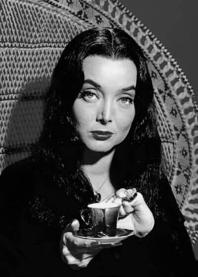 Happy birthday to the iconic Carolyn Jones aka Morticia Addams from the addams family 