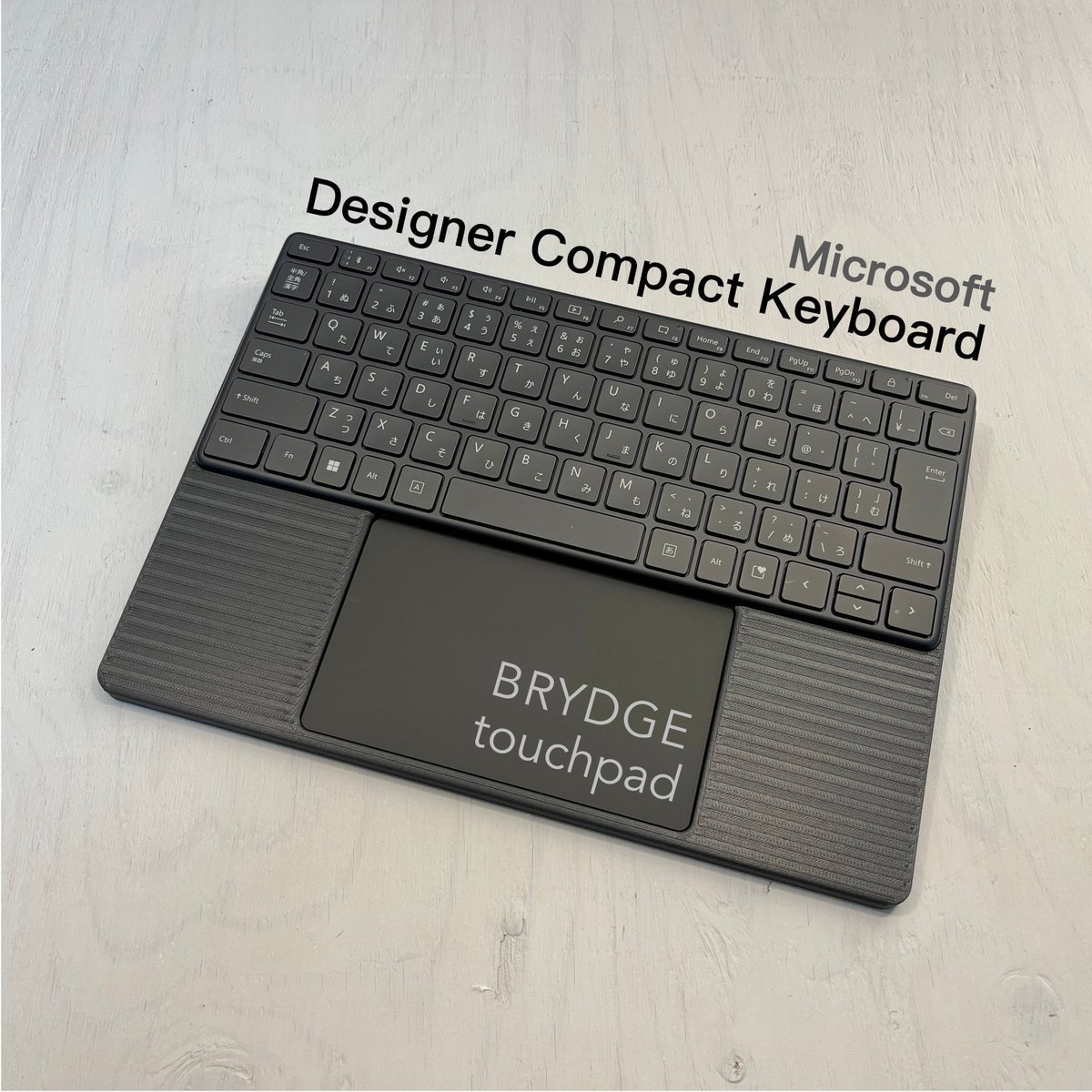 livehack3d's tweet photo. もう1件オーダー頂いていたドッキングトレイが完成しました。
MicrosoftDesignerCompactKeyboard とBRYDGE touchpadをつなげたいとのご要望で、
なんと、ご依頼主から採寸のために実機を貸していただきました。キーボードもタッチパッドもめっちゃかっこいいです。
#DesignerCompactKeyboard #BRYDGE https://t.co/piK8QHLZPy