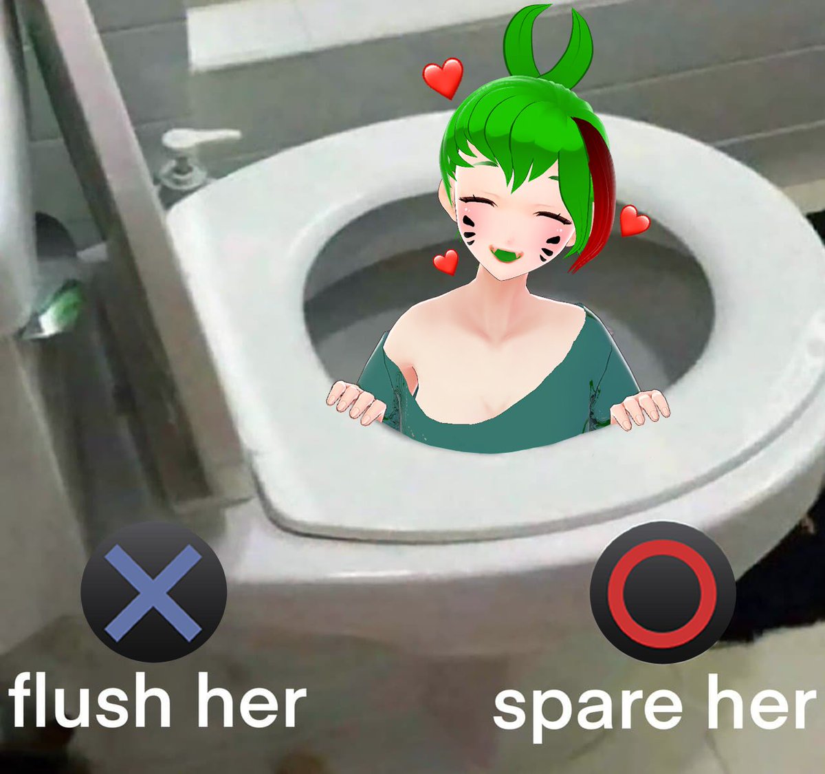 Melony The Watermelon Girl on Twitter "You wouldn't Flush Melon down a