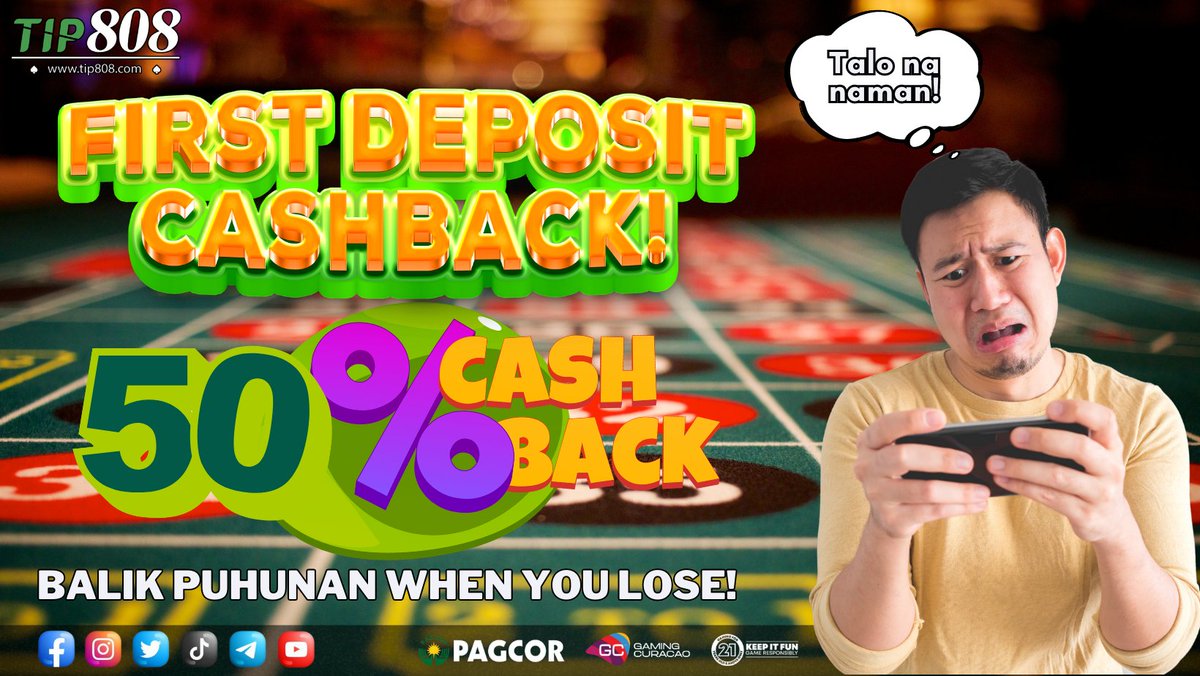 TIP808_Official's tweet photo. Kay TIP808, manalo o matalo may BONUS ka pa rin! ✨ 

50% Cashback (FTD) balik puhunan cashback if you LOSE! 💯

REGISTRATION LINK📌
https://t.co/fY4rTqDuHo

#OnlineCasino #onlinecasinophilippines #onlinecasinogames #OnlineSlots #JILI https://t.co/FJXZFXXhme