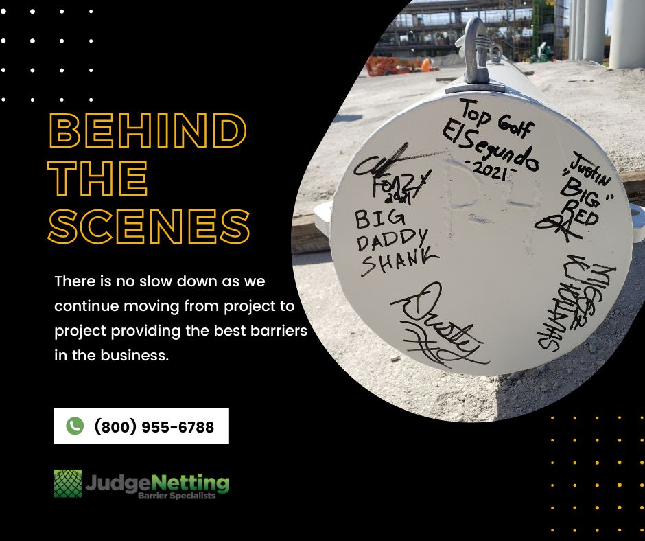 JudgeNetting1's tweet photo. There is no slowing down as we continue moving from project to project providing the best barriers in the business.

#JudgeNetting #golfnetting #sportsnetting #nettingsolution #barrierspecialists #nettingexperts #maintenancenet #golfnettinginstallations #golfnettingcontractor https://t.co/hY4orQmVwt