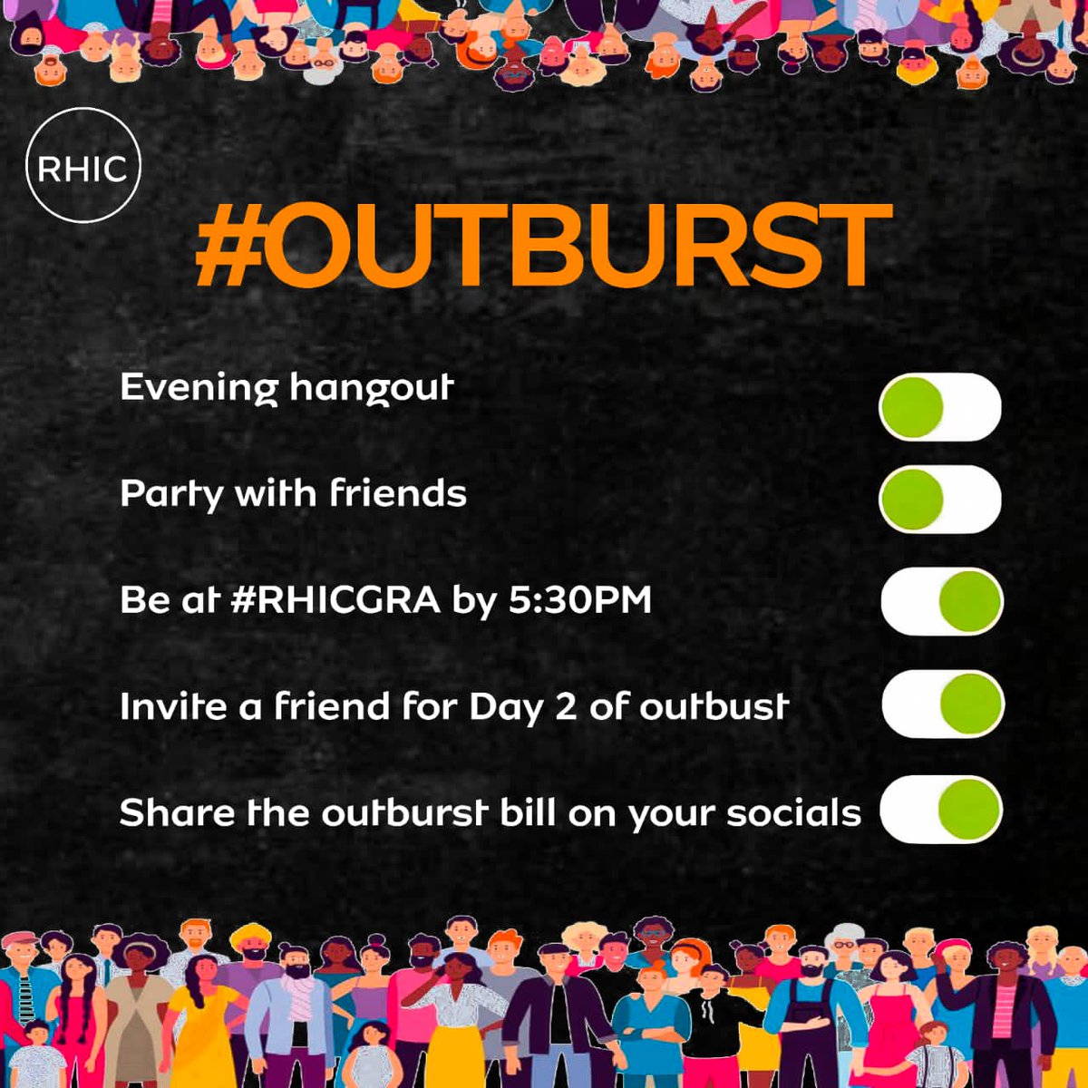 RhicGlobal's tweet image. Have you invited a friend for outburst? Well, invite another friend.

Prepare yourself for outburst Day2
Your time of transformation is here!!!
#RHICGRA #RhicGlobal #Outburst #Overflow2023