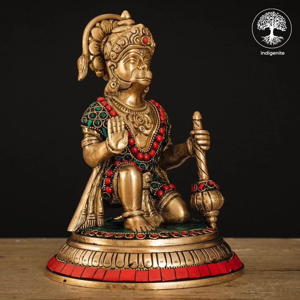 indigenite's tweet photo. Looking for a way to add a touch of spirituality to your space? Our Idol and Figurines collection is just what you need. Sourced directly from local artists our new Lord Hanuman Idol is no exception. #handcarved #divineenergy #indiancrafts #hinduism #godstatue #poojaessentials https://t.co/QBFq5jJlDS
