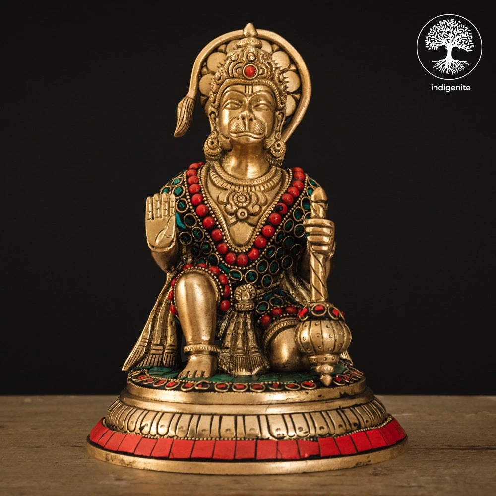 indigenite's tweet photo. Looking for a way to add a touch of spirituality to your space? Our Idol and Figurines collection is just what you need. Sourced directly from local artists our new Lord Hanuman Idol is no exception. #handcarved #divineenergy #indiancrafts #hinduism #godstatue #poojaessentials https://t.co/QBFq5jJlDS