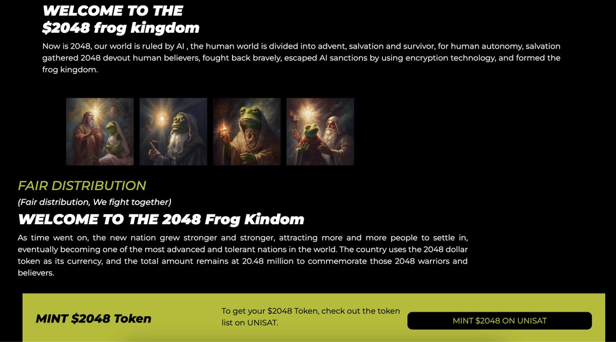 2048Kingdom's tweet photo. @Pepe_Brc20    We are ready. Joining  #BRC20 

https://t.co/Sl6f6dsFTv https://t.co/zqqt03Tbjr