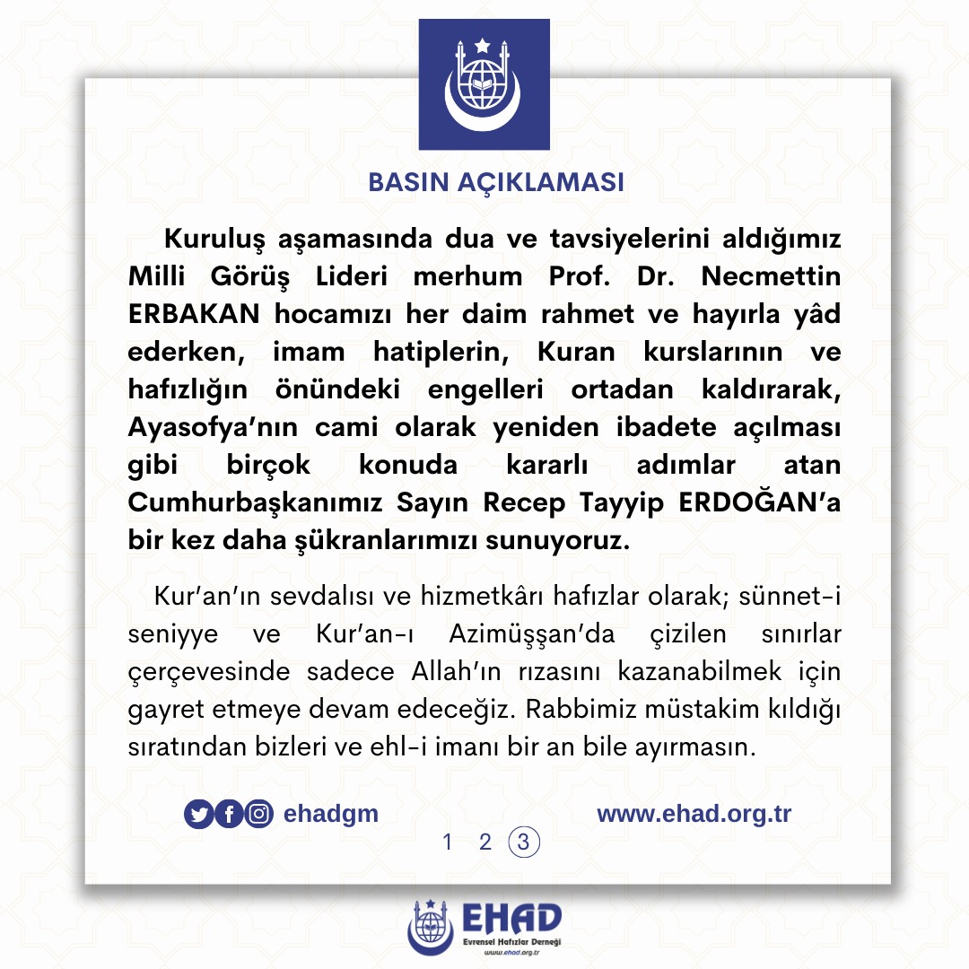 EhadEskisehir's tweet photo. SAYGIYLA DUYURULUR
Bazı sosyal medya hesaplarından derneğimizi zan altında bırakacak siyasi paylaşımlar yapıldığını üzülerek öğrenmiş bulunmaktayız. Derneğimiz; Milli İrade, Eğitime destek ve TGSP haricinde herhangi bir platformun, sendikanın veya siyasi partinin paydaşı değildir https://t.co/4tvAeyg6sX
