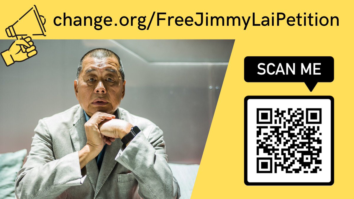 sotonhkers's tweet photo. While lots of #HKers ask the world to concern #save47, I would like to ask for your concern to #savejimmylai too🙏🏼 https://t.co/0PvGrkKxis