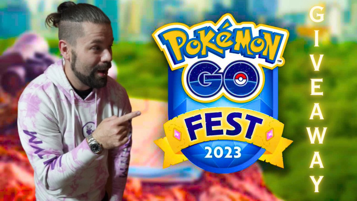 🚨 Pokémon GO Fest 2023 Giveaway Starts Now 🚨

10 Possible Winners! 

Steps:

Follow
Like
Retweet
Tag 3 Friends

Also check the 🔗 in the replies for ALL requirements in the giveaway! 

Fellow content creators… Help me spread the word! 🔥

#PokemonGOFest2023