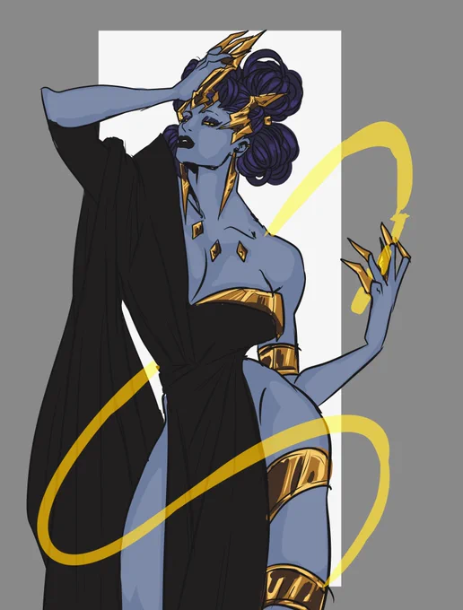 It's been a couple of years since my humanframe designs and since then we've gotten so much new information so I decided to rework some Beforeframe designs to reflect that.  Meet updated Khora! #warframefanart #warframe