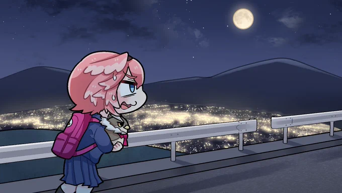 学生時代ママンと喧嘩をし家出するも 親戚の家に先回りされていた鷹嶺ルイ  #Luillust