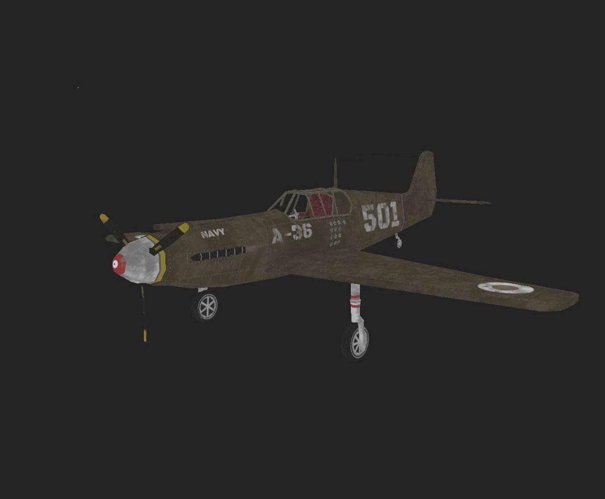 ZakaDev_'s tweet photo. A-36 plane for my game ( best model i ever made? ) 

#RobloxDEV #Roblox #RobloxUGC #SubstancePainter #Blender #Modeling #b3d #blender3d #blender #lighting #art #animation #rendering https://t.co/1qhYBNV5Gc