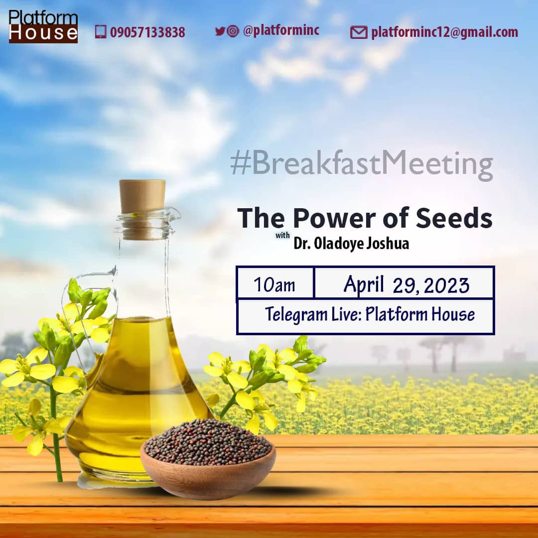 Platforminc1's tweet photo. It's another time of the month for us to gain wisdom for life, through God's word.

As we continue in our Cruise of Oil Series, it's important that we understand the channels of value and influence that God has embedded in us.

https://t.co/GNSFRX7iR7 https://t.co/YlRgCBzEFC