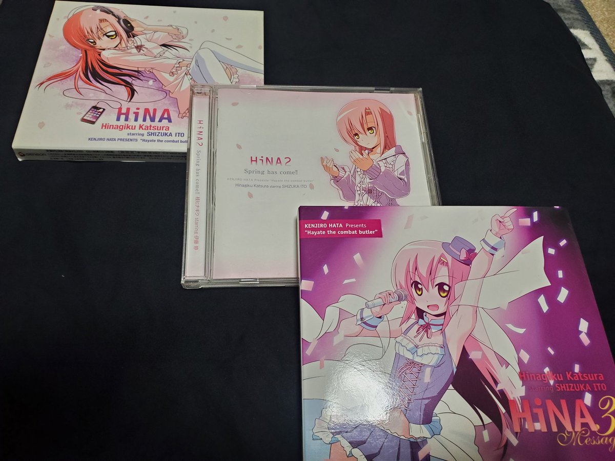 HiNA　1　2　3
今でもずっと聴ける最強アルバム
桂ヒナギクコピーバンドやりたい！