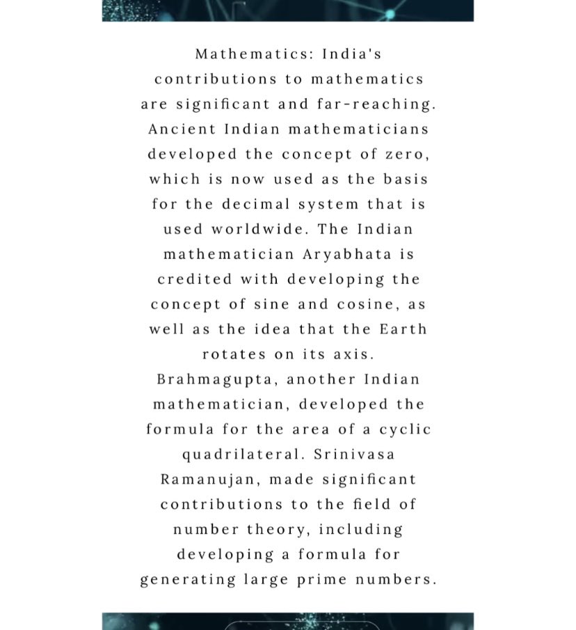 ghar_canberra's tweet photo. Do you know this fact about India and mathematics? #india #australia #indianaustralian #Mathematics https://t.co/5jj76Amkya