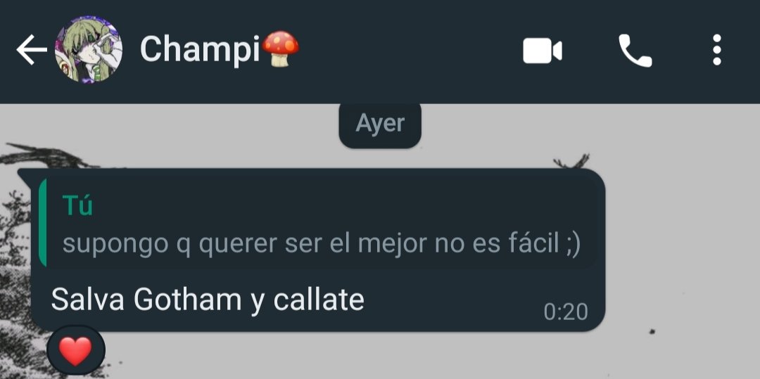 Lo siento señores, yo soy el ganador 🦇