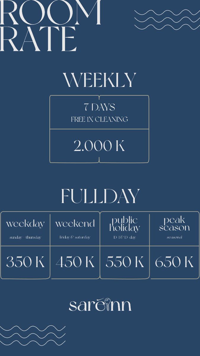 Untuk yang nanyain rate nginep di sarein ini yaaa lokasinya di 📍Galeri Ciumbuleuit 2 Bandung