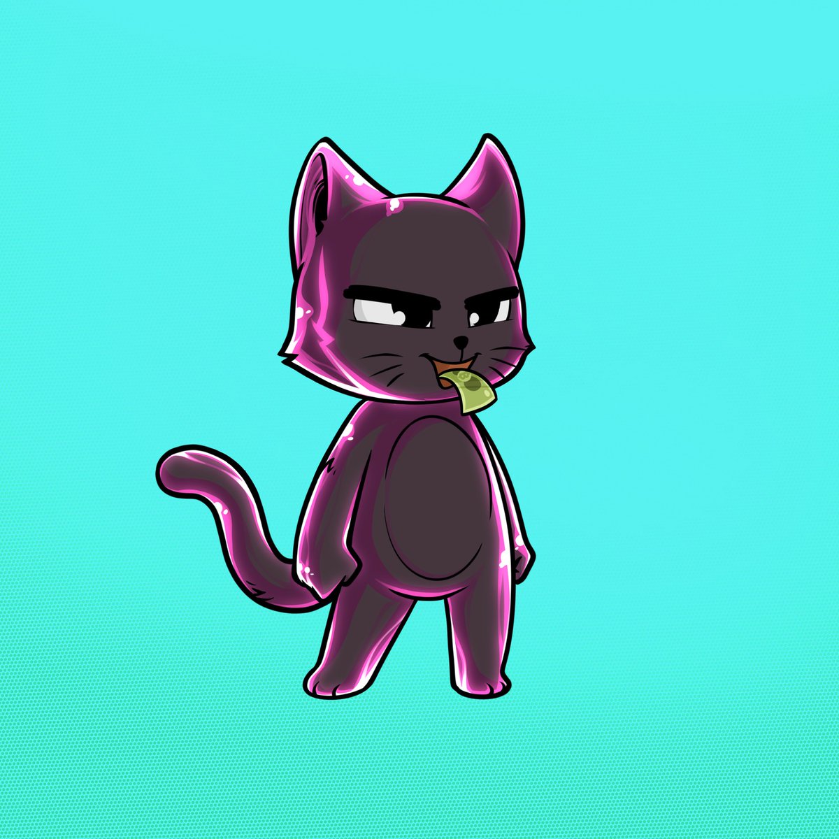 bibi_2633's tweet photo. Loving my new cat ❤️ @HeroGalaxy_NFT #HGevolved https://t.co/rHWNP0rcEj