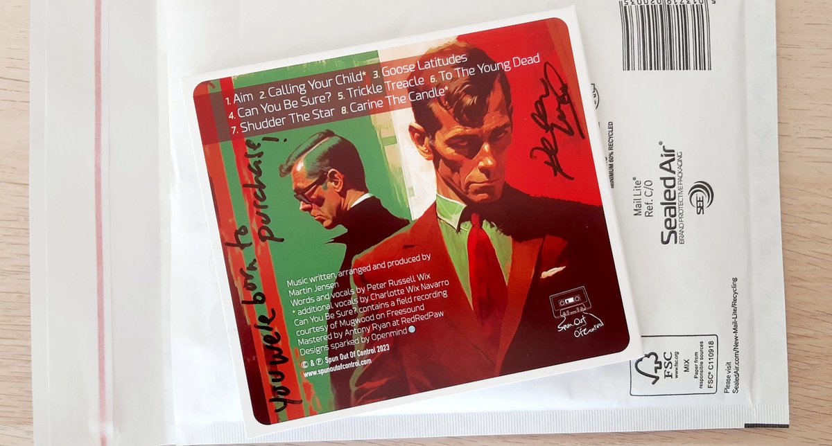 SpunOutSounds's tweet photo. "You were born to purchase..."
Heed the words of #PeterWix (satirically skewering a #ReesMogg like politician on the track 'Trickle Treacle') and pick up your copy of #ControlledSparks with @TheHomeCurrent today!!
Listen: https://t.co/ofJTra4n7j https://t.co/UwaL4x989a