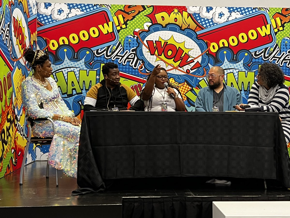 Awesome panel with @BlckPorcelain @billmasukuart @AfuaRichardson @thebernardchang #ComicConCapeTown