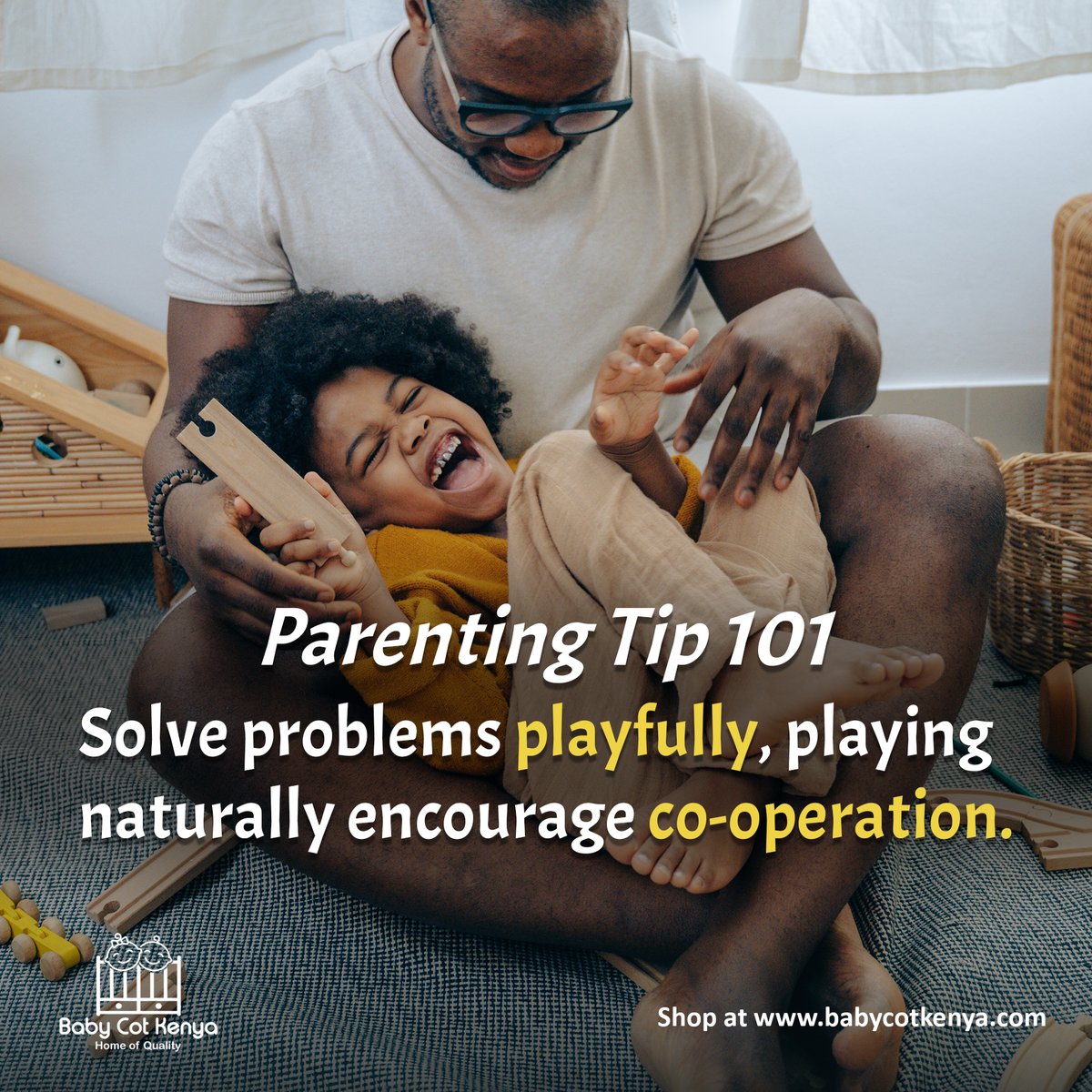 BabyCotKenya's tweet image. One of the secrets to happy parenting.🤗

Approach problems playfully, and you'll be amazed at how much easier it is to encourage cooperation and find solutions. 💡

#ParentingTips #PlayfulParenting #HappyParenting #parenting101 #parentinglife #parentinghacks #momlife #dadlife
