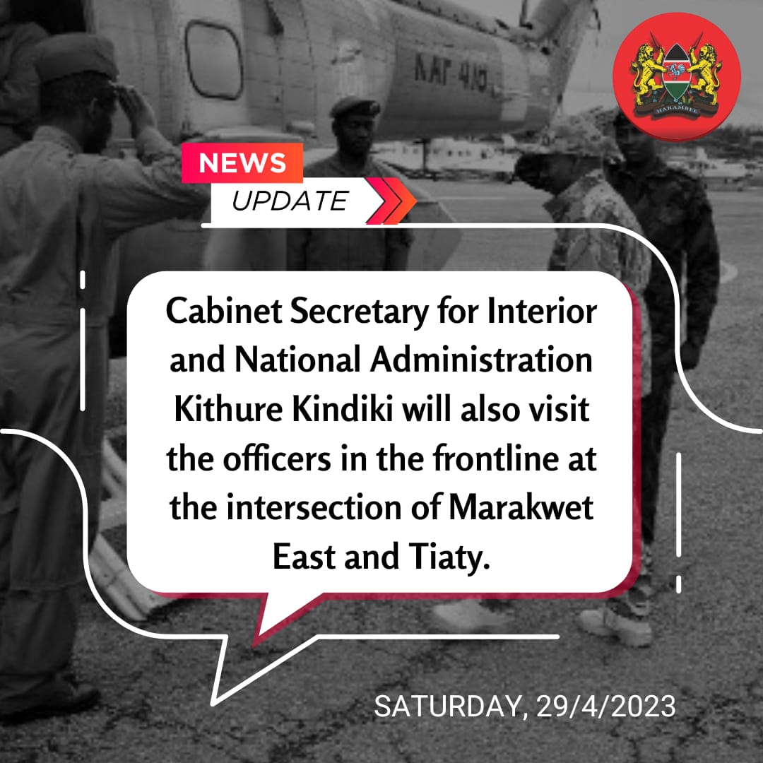 ceeyemnjeru1's tweet photo. 🔥🔥Multi-Agency security forces has successfully flushed out bandits from their Hideouts and the area will remain under security protection ~ interior Cs @KindikiKithure
#SafaricomChapaDimba #MasculinitySaturday #securing254
Kibochi Ogolla pastor Ezekiel Aoko Amerix Uhuru https://t.co/EdfeZPTi8e