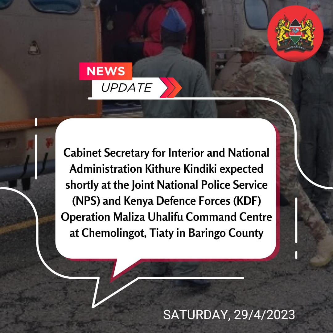 ceeyemnjeru1's tweet photo. 🔥🔥Multi-Agency security forces has successfully flushed out bandits from their Hideouts and the area will remain under security protection ~ interior Cs @KindikiKithure
#SafaricomChapaDimba #MasculinitySaturday #securing254
Kibochi Ogolla pastor Ezekiel Aoko Amerix Uhuru https://t.co/EdfeZPTi8e