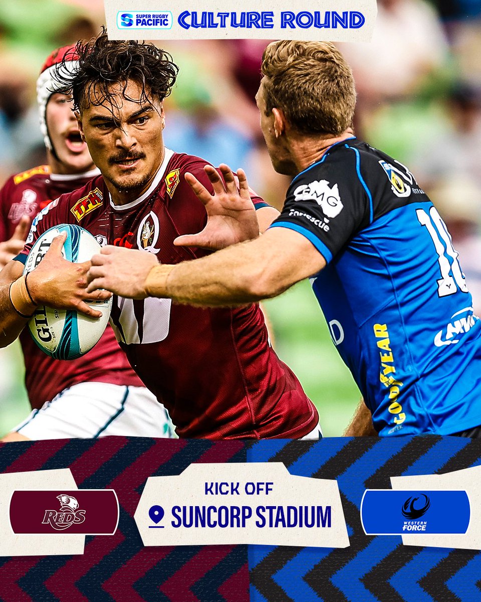 SuperRugby's tweet image. An Aussie derby to wrap up #CultureRound!

Who are you backing?

#REDvFOR #SuperRugbyPacific