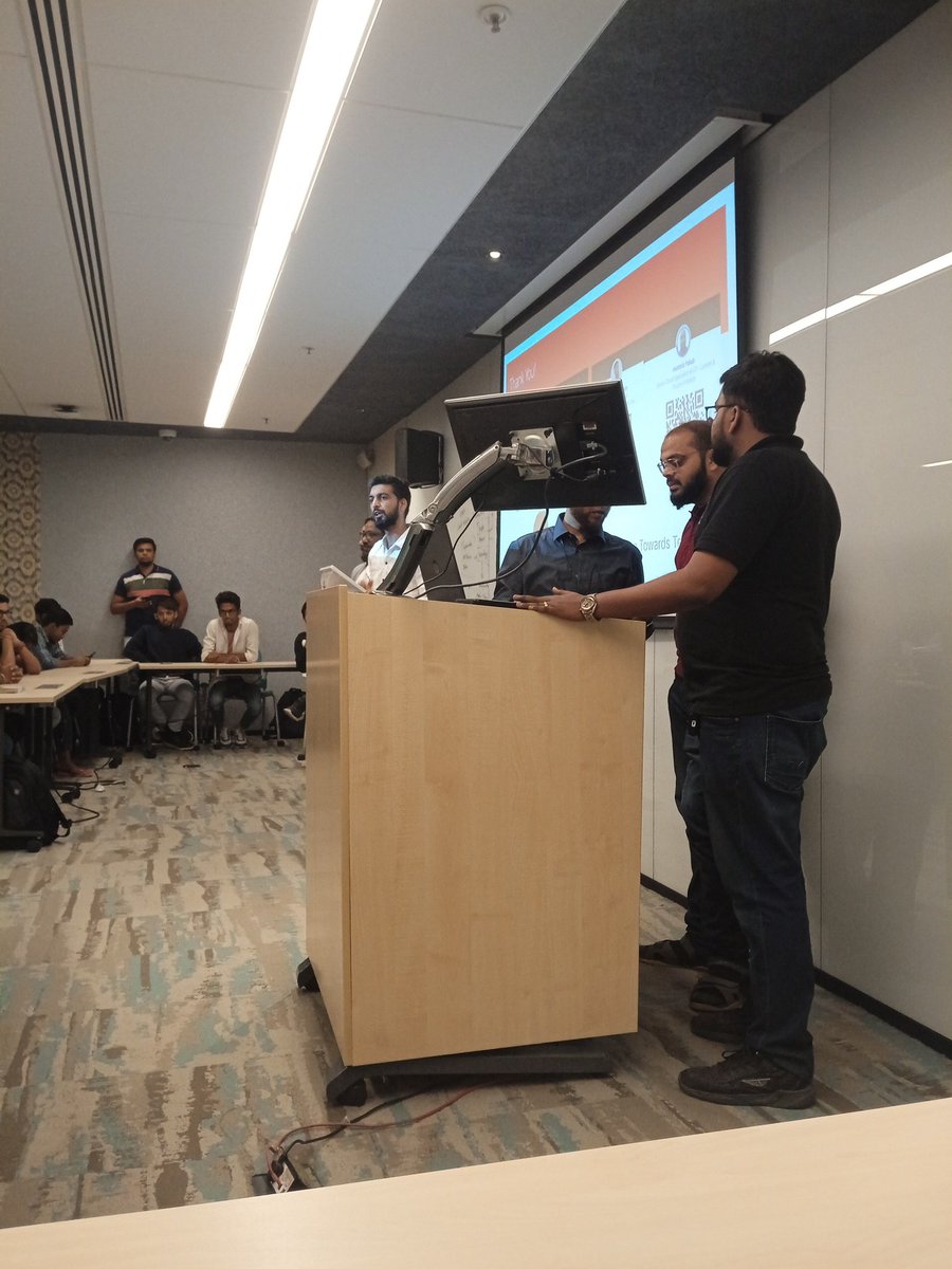 SooryarajD's tweet photo. @nilexshinde @azdevindia @dearazure_net Just wrapped up a fantastic day at #MicrosoftAzureSecurityDay! Learned about the latest security features and best practices for protecting my organization's data on the cloud. Feeling confident and secure with #AzureSecurity. #cloudsecurity #cybersecurity https://t.co/Aj10cMaych