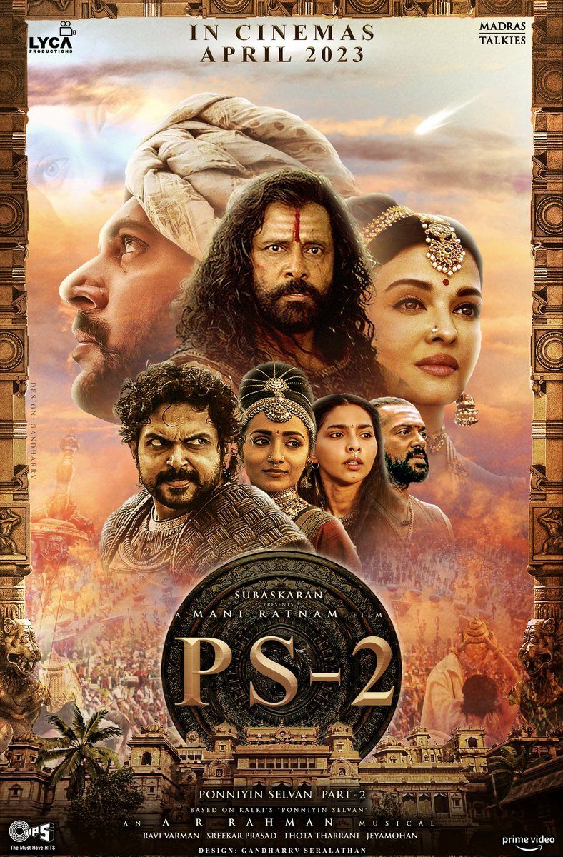 VjSenan's tweet photo. Mani Ratnam the #Master delivers his best Masterpeice. Adapting #Kalkis story to the big screen would have been his biggest challenge ever. This has turned out to be the gold standard of epics!
Vikram steals the show with his magnificent portrayal of Karikalan..#PonniyinSelvan2 https://t.co/eOxUPCjh1a
