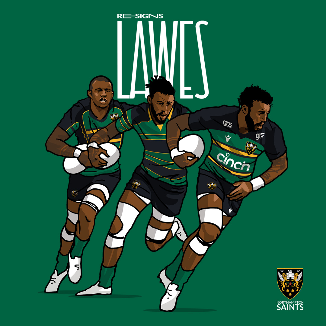 G.O.A.T behaviour 🐐

We are delighted to confirm that Saints legend <a href="/Courtney_Lawes/">Courtney Lawes</a> has signed a new contract with the Club 🖤💚💛

➡️ northamptonsaints.co.uk/Lawes